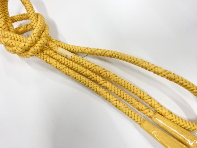 JAPANESE KIMONO / UNUSED HAND-TIED OBIJIME